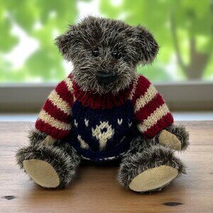 Dan Dee Gund Collectors Choice Plush Teddy Bear Wearing Nautical Anchor Sweater